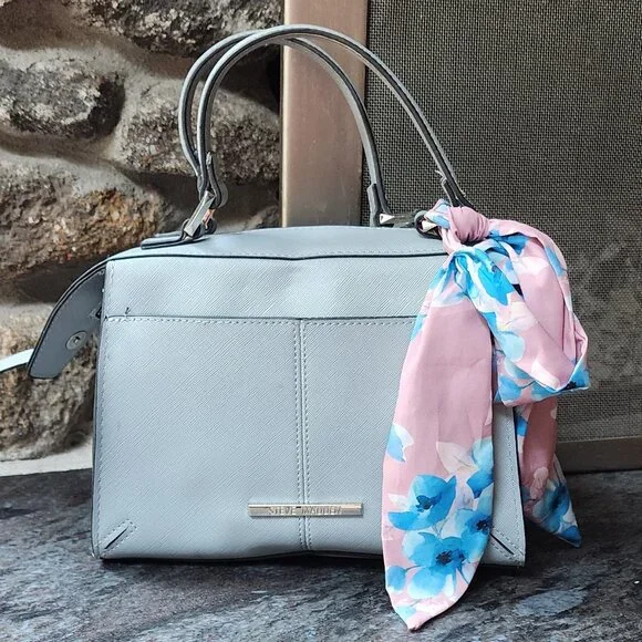 Steve Madden Bags Steve Madden Reese Pale Blue Satchel With